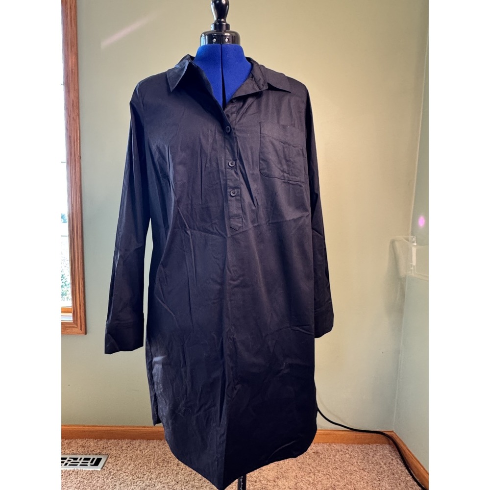 Universal Standard Shirt Dress - Black - XS - NWT